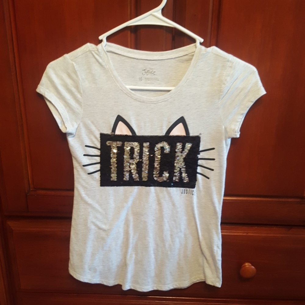 Girls Flippy Sequin Shirt From Trick To Treat